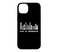 Carcasa para iPhone 14 Plus Vive La Resistance Protest Sign,Resist Cat Paw Womens Rights