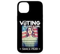 Carcasa para iPhone 14 Plus Votando como una niña Desde 1920-19ª Enmienda