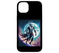 Carcasa para iPhone 14 Plus Wendigo Skinwalker in Space Illustration Graphic Design