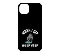 Carcasa para iPhone 14 Plus When I Dip You Dip We Dip Funny Housekeeper Mopa