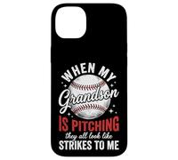 Carcasa para iPhone 14 Plus When My Grandson Is Pitching They All Look Like Strikes