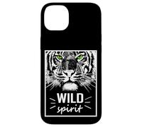 Carcasa para iPhone 14 Plus Wild Spirit Tiger Quotes Summer Illustration Graphic Design