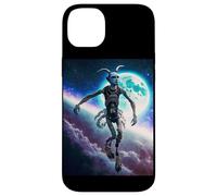 Carcasa para iPhone 14 Plus Wild Wendigo Skinwalker in Space Illustration Graphic Design