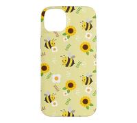 Carcasa para iPhone 14 Plus Womens Kids Girls Cute Flowers Honey Bee Lover