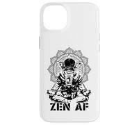 Carcasa para iPhone 14 Plus Yoga Astronauta Zen AF Divertido Mandala Meditación Lotus Pose