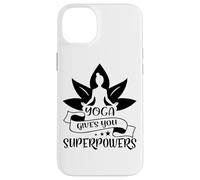 Carcasa para iPhone 14 Plus Yoga te da superpoderes Lotus Meditación Pose