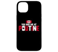 Carcasa para iPhone 14 Plus You Had Me At Poutine Canadian Fries Canada Flag Home Pride