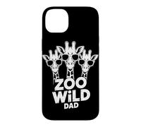 Carcasa para iPhone 14 Plus Zoo Wild Dad Safari Vida Silvestre Familia Animal Viaje a Juego