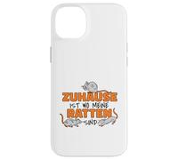 Carcasa para iPhone 14 Plus Zuhause ist wo Meine Ratten Sind Rattenliebhaber
