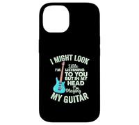 Carcasa para iPhone 14 Podría parecer Que te escucho Guitarrista