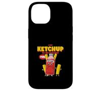Carcasa para iPhone 14 Pongo Ketchup en mi Ketchup (Declaración extraña y Divertida)