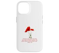 Carcasa para iPhone 14 Porque Toda Carne es como Hierba Pedro 1:24-25