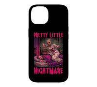 Carcasa para iPhone 14 Pretty Little Nightmare Humor Oscuro Pulp Horror Mujeres Adultas