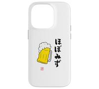 Carcasa para iPhone 14 Pro ビール 酒 ほぼみず 飲み Divertida de caligrafía con Letras