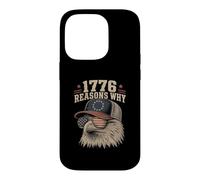 Carcasa para iPhone 14 Pro 1776 Razones por Las Que Eagle Funny 4 de Julio
