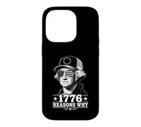 Carcasa para iPhone 14 Pro 1776 Razones por Las Que es Divertido 4 de Julio George Washington