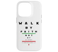 Carcasa para iPhone 14 Pro 2 Corinthians 5:7 - Walk by Faith Not by Sight Vision Chart
