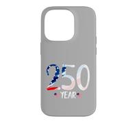 Carcasa para iPhone 14 Pro 250 Year US Flag July 4th Anniversary Heart Vintage Inspired
