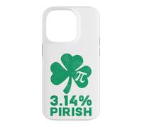 Carcasa para iPhone 14 Pro 3.14% Pirish Pi Día y San Patricio Matemáticas Profesor Irlandés Divertido