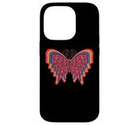 Carcasa para iPhone 14 Pro 90s Y2K Ojos de Mariposa arcoíris derretidos