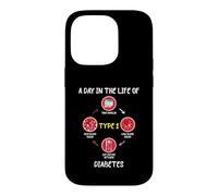 Carcasa para iPhone 14 Pro A Day In The Life of Type 1 Diabetes Awareness Diabetic Gift