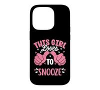 Carcasa para iPhone 14 Pro A Esta Chica le Encanta posponer una Siesta Divertida dormida