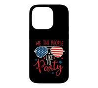 Carcasa para iPhone 14 Pro A Nosotros la Gente le Gusta la Fiesta - Día de la Independencia del 4 de Julio