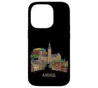 Carcasa para iPhone 14 Pro Aarhus Dinamarca Viaje Souvenir City Monumento Regalo
