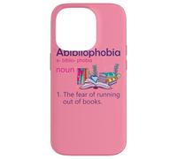 Carcasa para iPhone 14 Pro Abibliofobia Definición Lectura Nerd Amantes del Libro Geek Girls