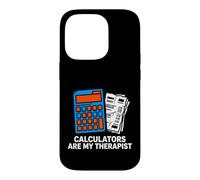 Carcasa para iPhone 14 Pro Accountant Bookkeeper Calculators Are My Therapist