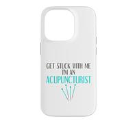 Carcasa para iPhone 14 Pro Acupuntura Humor Atraparse Conmigo Acupunturista