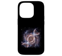 Carcasa para iPhone 14 Pro ADN Helix Galaxia Ciencia Espacial Cósmico Concepto Gráfico
