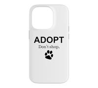 Carcasa para iPhone 14 Pro Adopta No Compre Animal Rescue