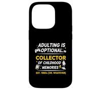 Carcasa para iPhone 14 Pro Adulting is Optional Funny Collector Infancia Kidults