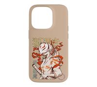 Carcasa para iPhone 14 Pro Aesthetic Japanese Kabuki Kitsune Mask Demon Samurai Girl
