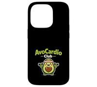 Carcasa para iPhone 14 Pro Aguacate Gym AvoCardio Fitness Humor Divertido Entrenamiento de Salud