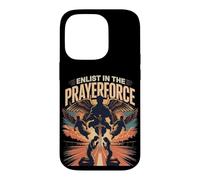 Carcasa para iPhone 14 Pro Alistarse en la Prayerforce; Angels Flying Cover