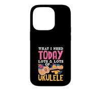 Carcasa para iPhone 14 Pro All I Need Is This Ukelele Funny Hawaiian Music Player