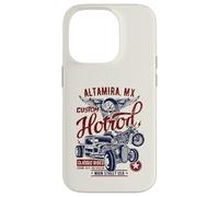 Carcasa para iPhone 14 Pro Altamira México, diseño Hotrod de Estilo Vintage para Coche y Motocicleta
