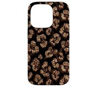 Carcasa para iPhone 14 Pro Amarillo Marrón Leopardo Luxe Animal Spot Elegante Diseño Glam