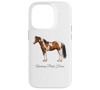 Carcasa para iPhone 14 Pro American Paint Horse Hermosa Ecuestre