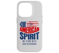 Carcasa para iPhone 14 Pro American Spirit Nosotros El Pueblo Estamos con los vecinos Democracia