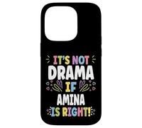 Carcasa para iPhone 14 Pro Amina Personalized Women's Gift Custom Amina