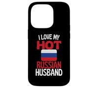 Carcasa para iPhone 14 Pro Amo a mi Marido Ruso Caliente Relación Divertida con Rusia