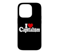 Carcasa para iPhone 14 Pro Amo EL CAPITALISMO del CORAZÓN CAPITALISTAS MERCADOS Libres
