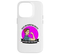 Carcasa para iPhone 14 Pro Analista de Ventas y Marketing no es para débiles