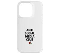 Carcasa para iPhone 14 Pro Anti Social Media Club (Declaración Divertida de desintoxicación Digital)