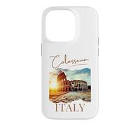 Carcasa para iPhone 14 Pro Antiguos sitios Italianos Roma Coliseo Souvenir Turistas