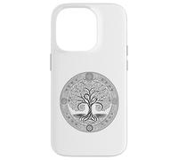 Carcasa para iPhone 14 Pro Árbol de saúco pagano, paganismo, árbol de la Magia, Ogham