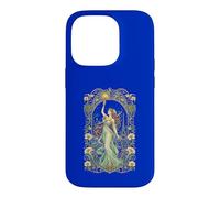 Carcasa para iPhone 14 Pro Art Nouveau París Diosa Floral Noche Cielo Arte
